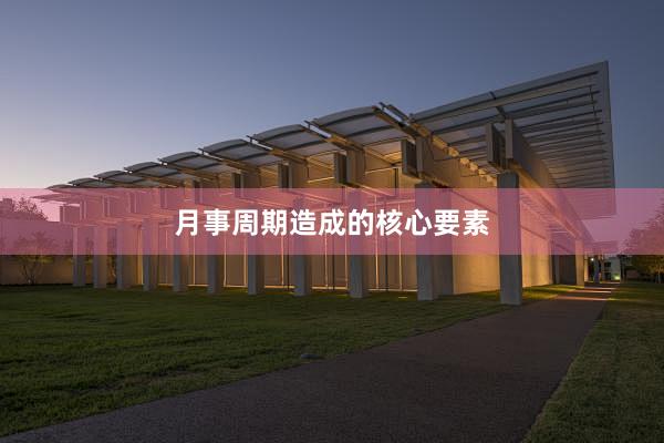 月事周期造成的核心要素
